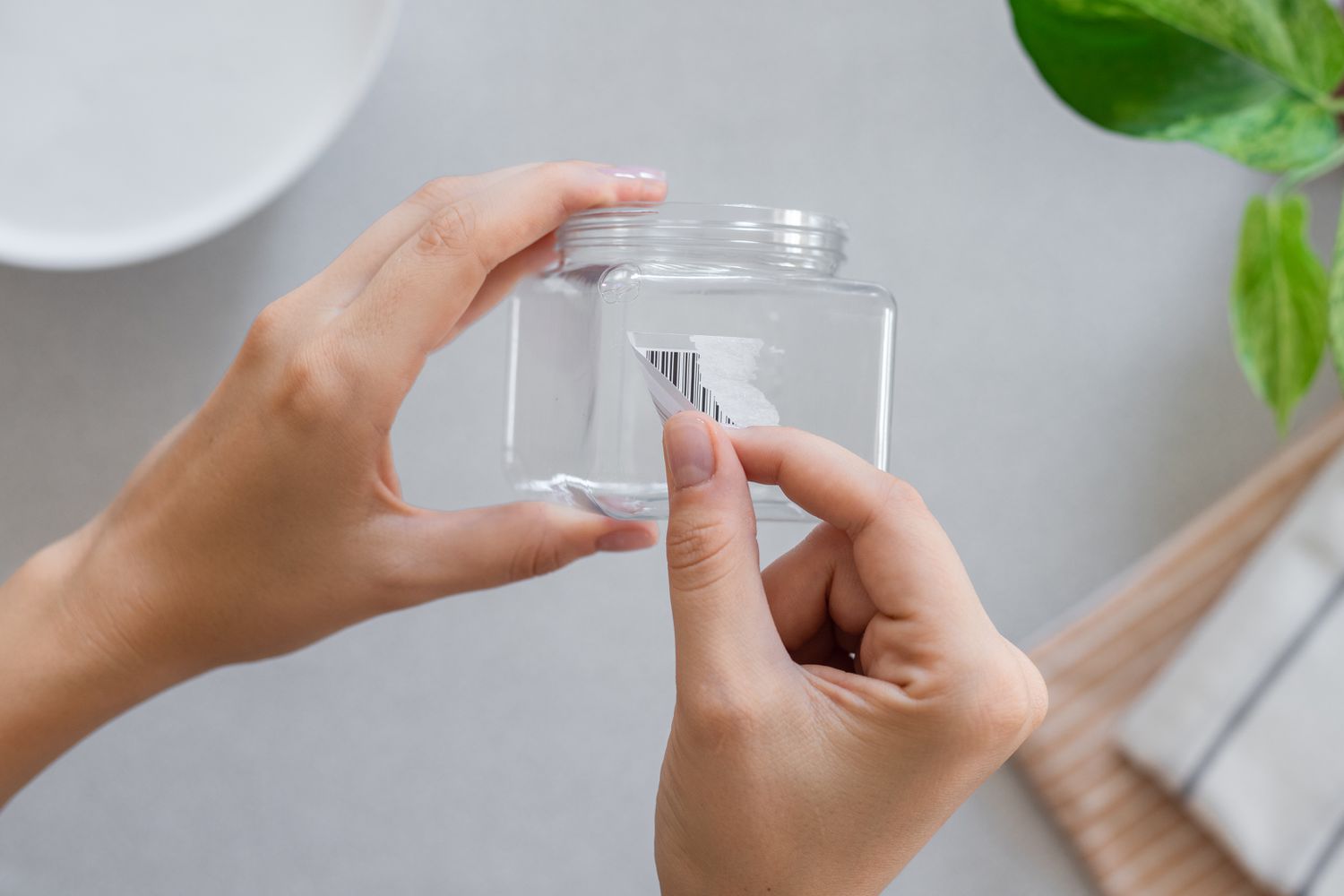 how to get sticker residue off glass