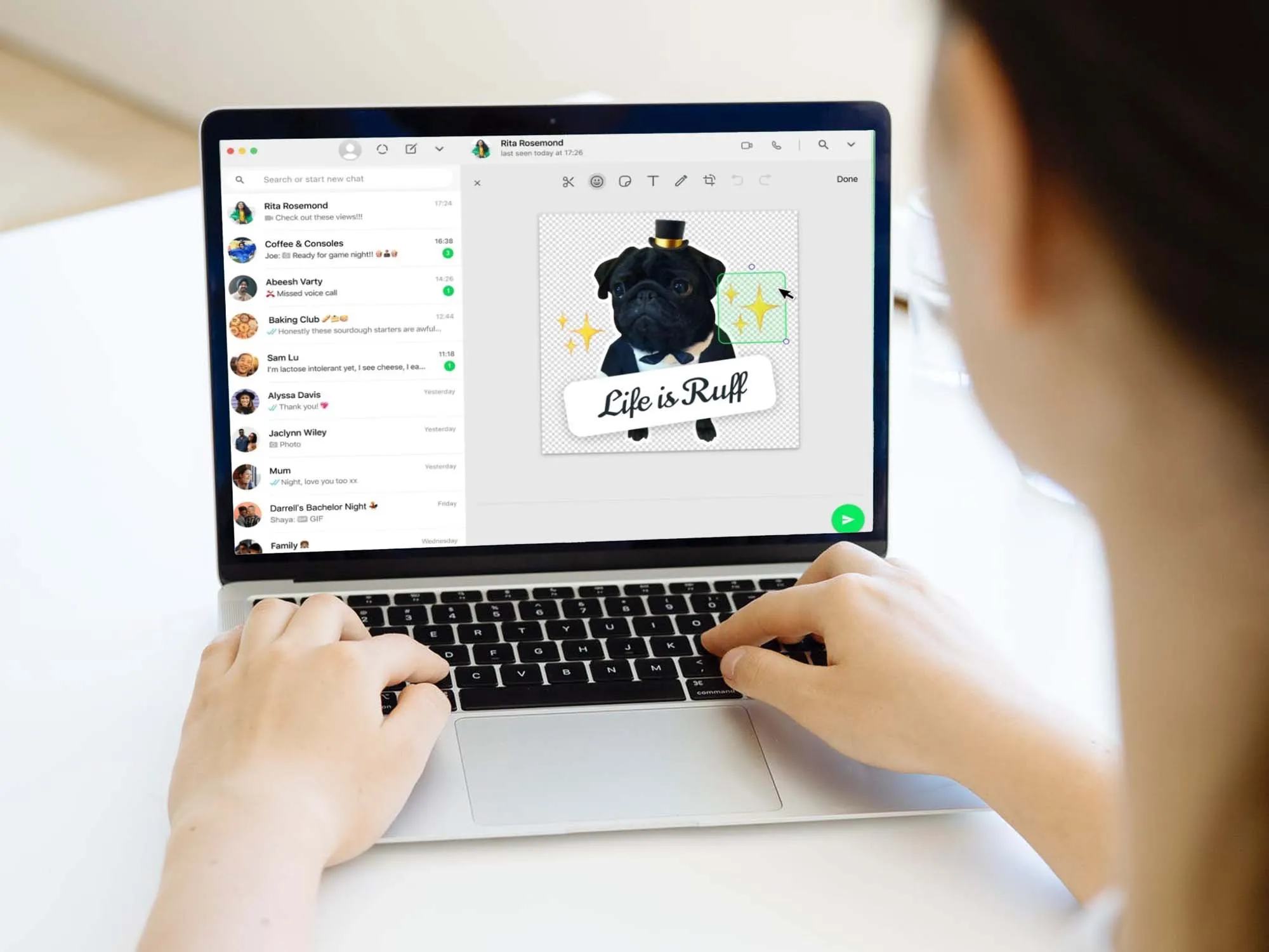 how to make a sticker in whatsapp