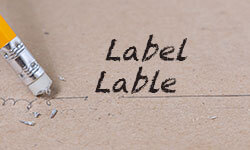how do you spell label
