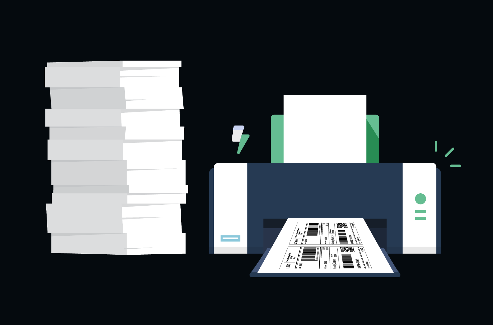 how to print a label